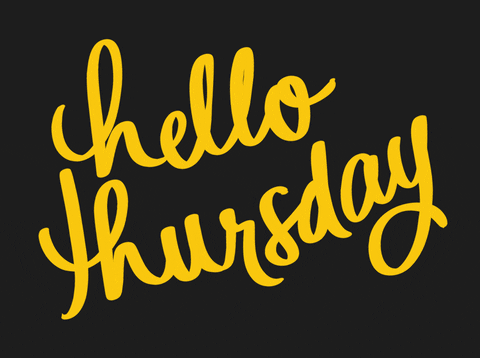 Image result for hello thursday gif