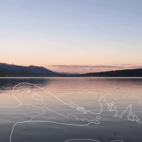 xavieralopez loop water drawing sunset