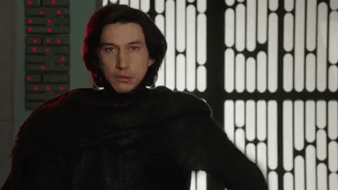 Kylo Ren (Adam Driver) *thumbs up*: Kylo approves