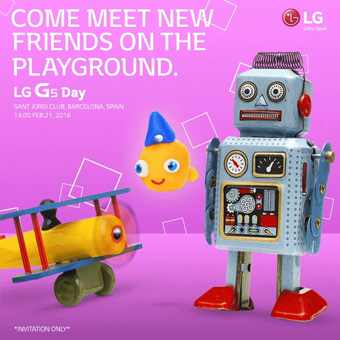 LG xác nhận ngày 21 tháng 2 ra mắt G5 Giphy