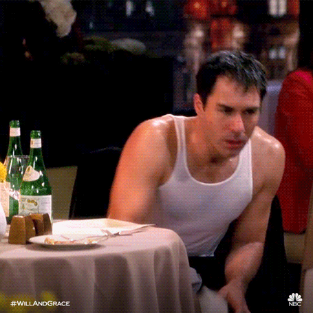 Sweating Season 7 GIF by Will & Grace - Find & Share on GIPHY
