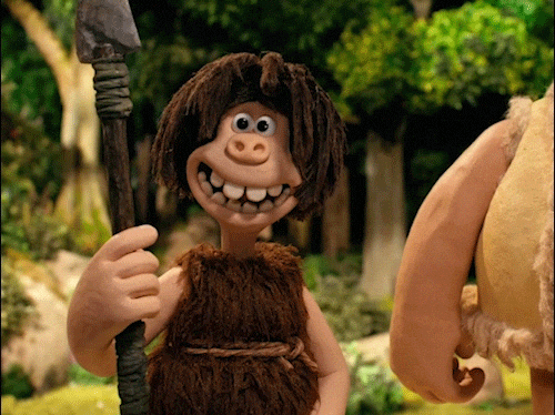 Caveman Smile GIF By Aardman Animations Find Share On GIPHY