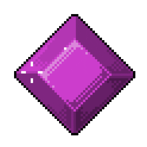 Purple crystal.