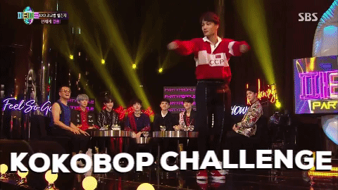 EXO устроили Ko Ko Bop челлендж на шоу Party People