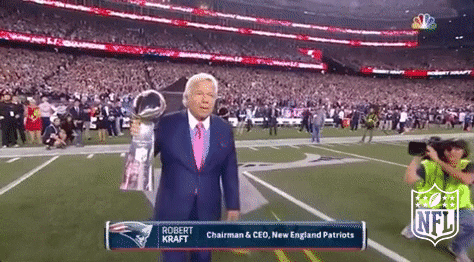 New England Patriots Super Bowl Trophy GIF by NFL - Find & Share on GIPHY