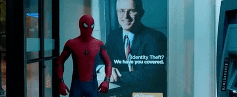 Spiderman Homecoming Leaning GIF by Spider-Man