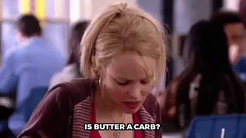 Image result for is butter a carb gif