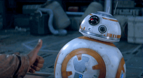 BB8 Thumbs up as Disney owns simpsons 2