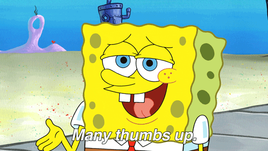 Spongebob Squarepants Thumbs Up GIF - Find & Share on GIPHY
