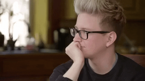 Snervous Tyler Oakley GIF - Find & Share on GIPHY