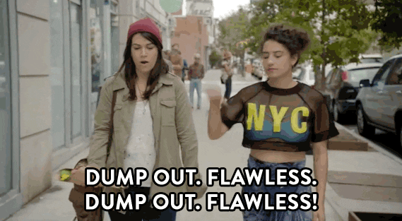 Image result for broad city dump out flawless