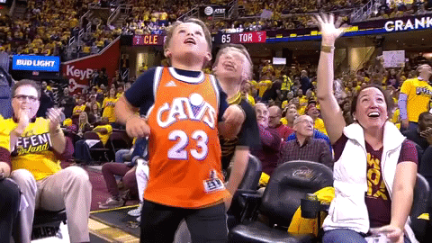 Happy Cleveland Cavaliers GIF by NBA - Find & Share on GIPHY