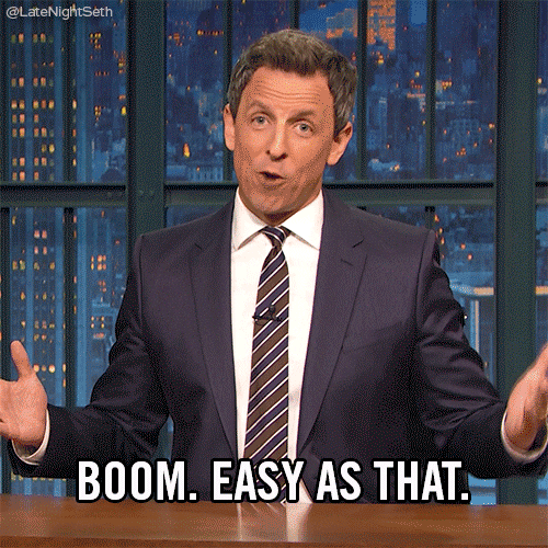 Seth Meyers Boom GIF by Late Night with Seth Meyers - Find & Share on GIPHY