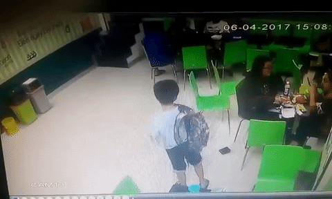 Kid Thief in funny gifs