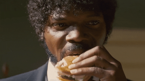 Pulp Fiction Burger GIF by MIRAMAX - Find & Share on GIPHY