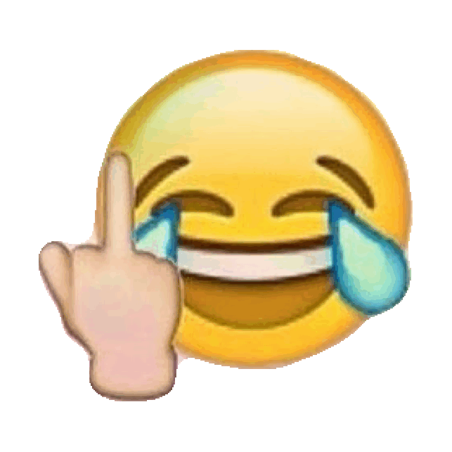 Middle Fingers Laughing Sticker By Imoji Middle Fingers Laughing Sticker By Imoji