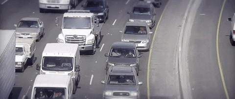Monstercat traffic highway traffic jam angry