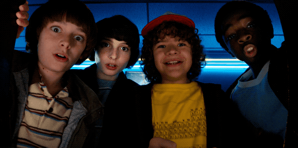 Image result for stranger things gif happy