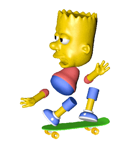 Simpsons Bart animated GIF