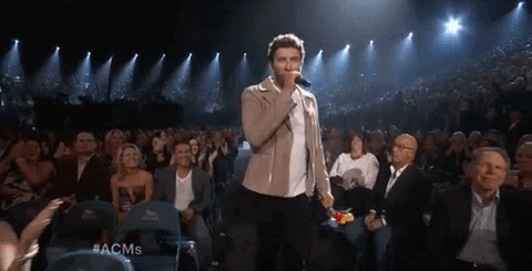 Brett Eldredge Bouquet GIF by Academy of Country Music Awards