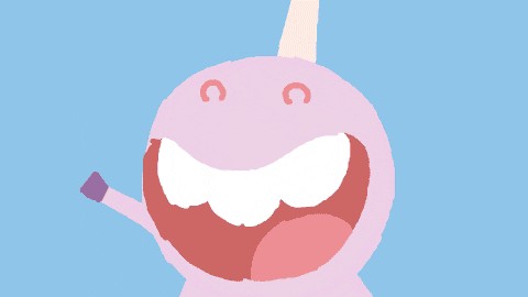 Rainbow Unicorn GIF by chrisohara