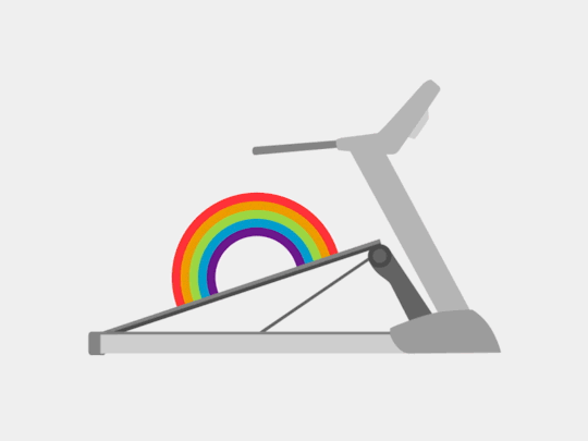 gfaught loop rainbow color fitness