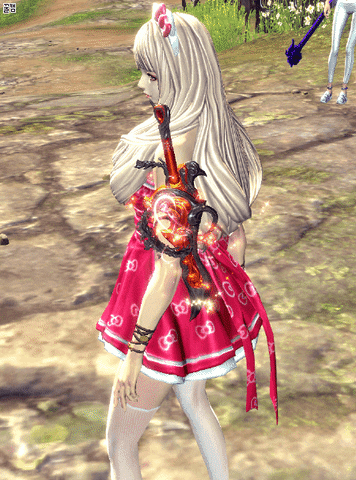 blade & soul hello kitty weapon animated GIF 