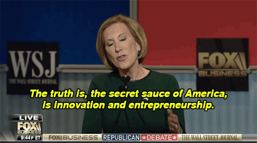 carly fiorina gopdebatenov15 the truth is innovation and entrepreneurship