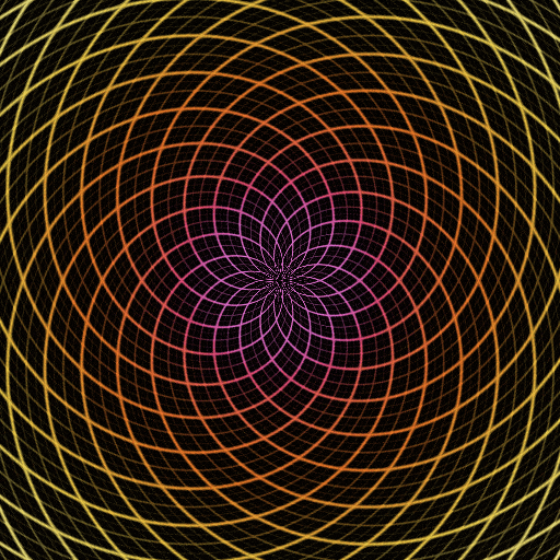 Psyklon loop psychedelic colorful geometry