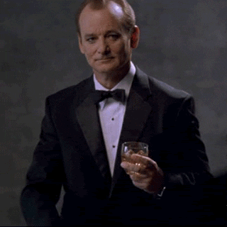  drink pointing bill murray youre welcome GIF
