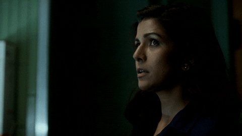 Scared Nimrat Kaur GIF by Wayward Pines