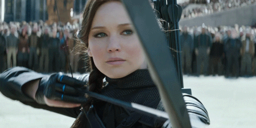 Jennifer Lawrence Aim GIF by The Hunger Games: Mockingjay Part 2 ...
