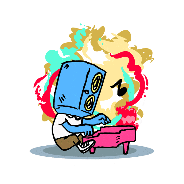 Music Doodle animated GIF