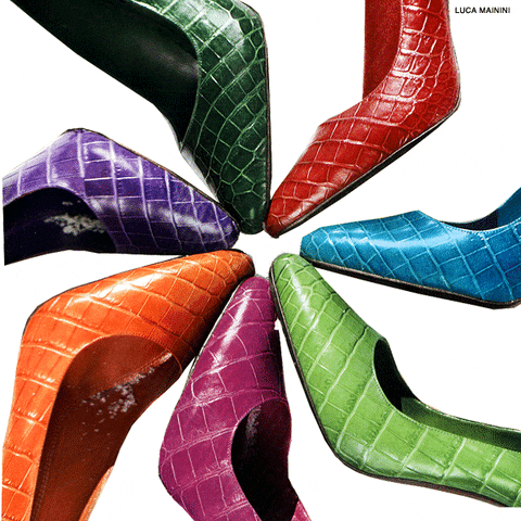 shoes with different colors
