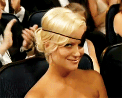 amy poehler youre welcome eye patch smiling winking