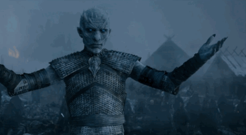  game of thrones night king minha sÃ©rie rei da noite GIF