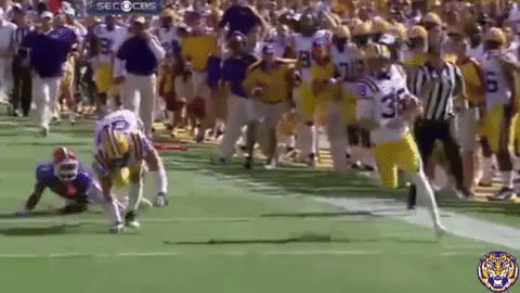 Lsu Football Touchdown GIF by LSU Tigers - Find & Share on GIPHY