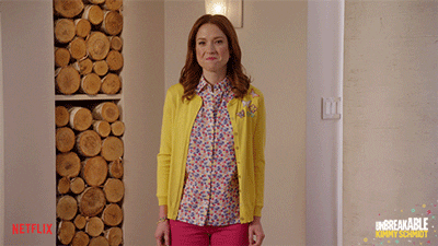 Kimmy Schmidt Nod GIF by Unbreakable Kimmy Schmidt