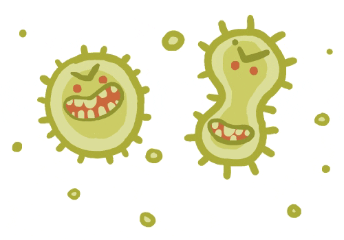 VÃ½sledek obrÃ¡zku pro bacteria infection gif