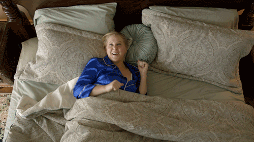Good Morning Stretch GIF by Inside Amy Schumer - Find & Share on GIPHY