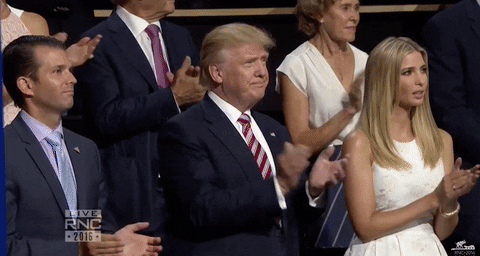 Election 2016 donald trump clapping applause rnc