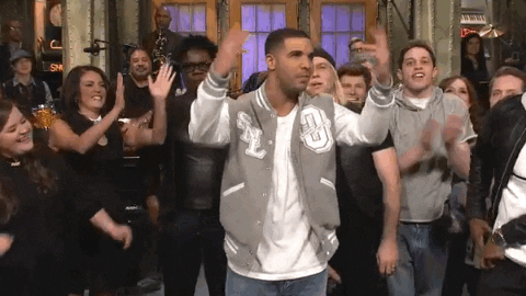 Drake Clapping GIF by Saturday Night Live - Find & Share on GIPHY