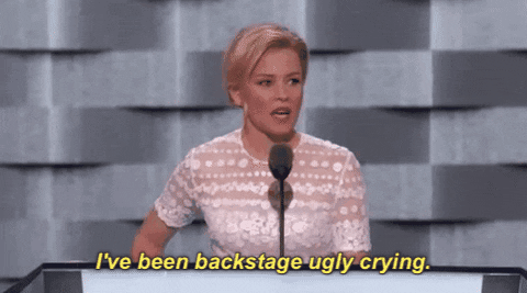 Ugly Crying Elizabeth Banks GIF by Election 2016 - Find & Share on GIPHY
