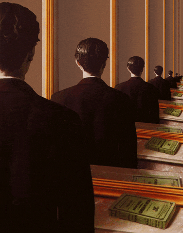 Framed Print Picture Surrealism Replica René Magritte Not to be Reproduced