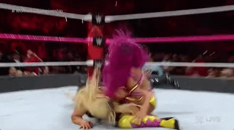 Sasha Banks Wrestling GIF by WWE
