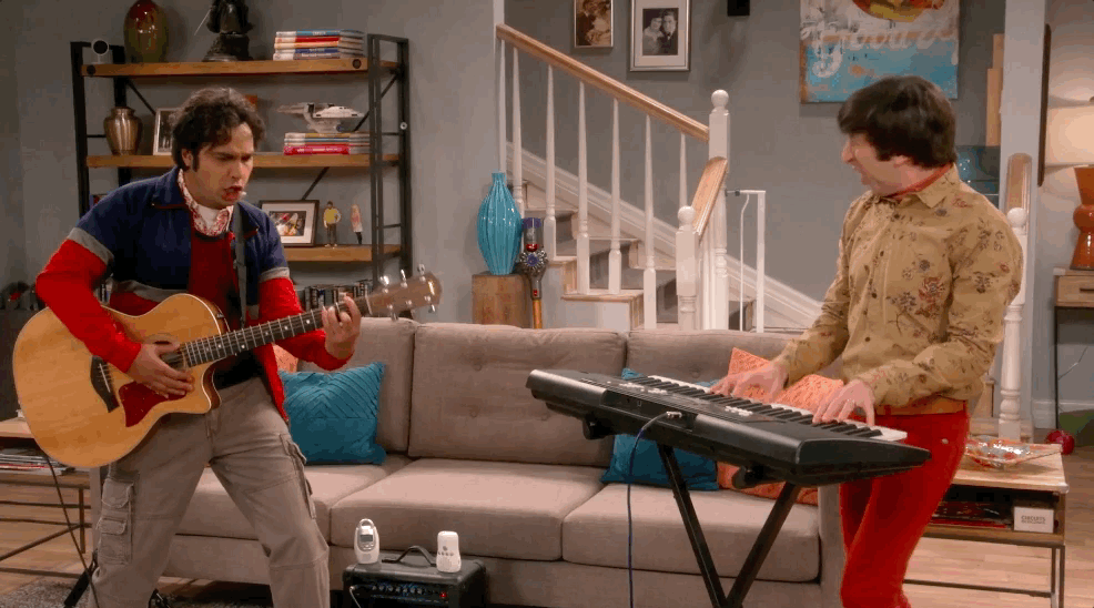 The Big Bang Theory Rock GIF by CBS