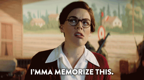 Memorizing Busy Philipps GIF by Drunk History