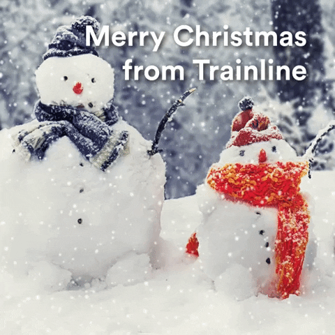 Merry Christmas GIF by trainline
