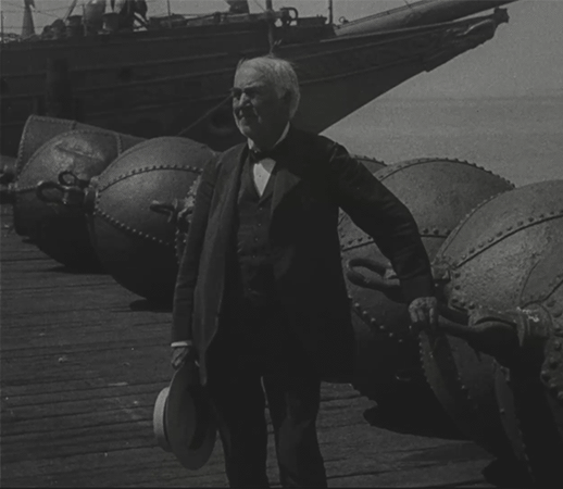 Thomas Edison en 1918.