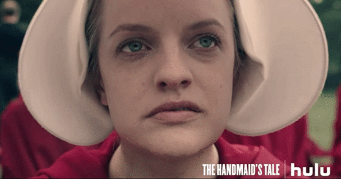 Handmaids Tale Elizabeth Moss GIF - Find & Share on GIPHY